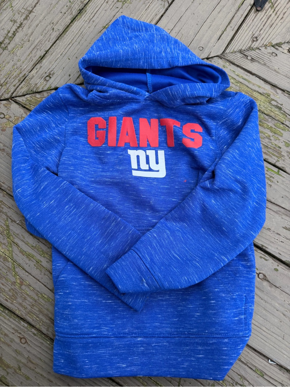 NY Giants Youth Hoodie- small